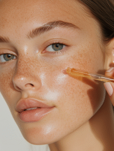 skincare serum close up